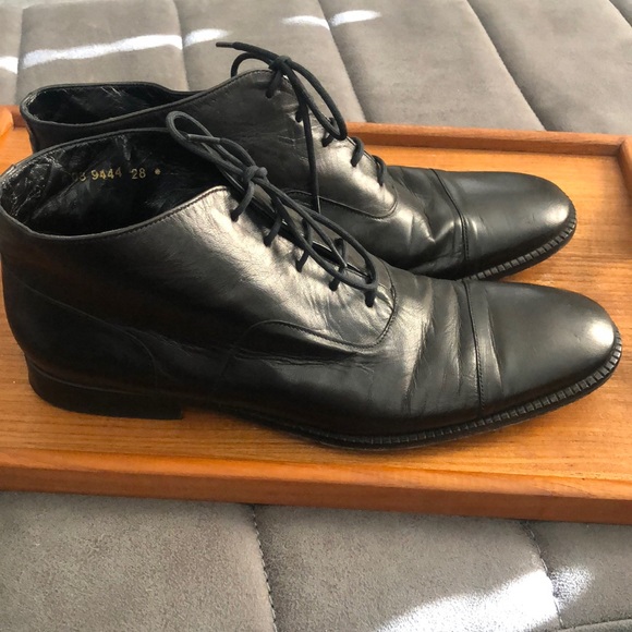 Robert Clergerie Booties Black Lace-up - Picture 1 of 6